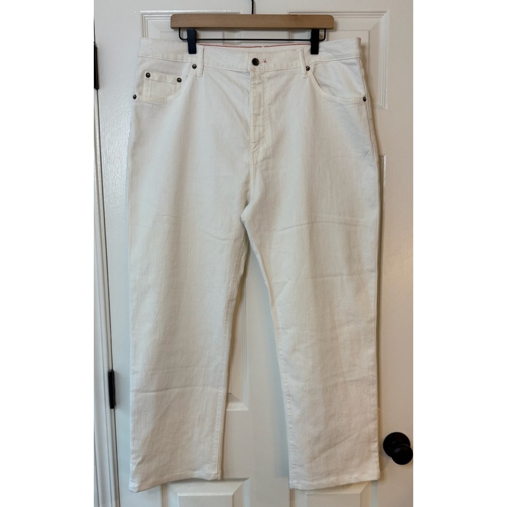 Raleigh Denim Alexander Jeans White Handcrafted‎ North Carolina, Mens Size 40